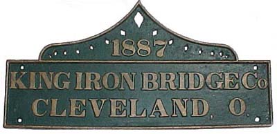 The King Iron Bridge Company, Cleveland, Ohio, 1887