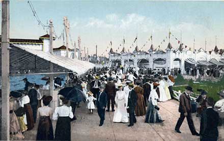 General View of White City on the Lake, Cleveland, Ohio