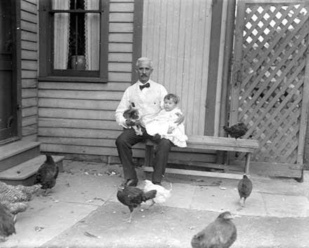 Dudley S. Humphrey II poses with his granddaughter